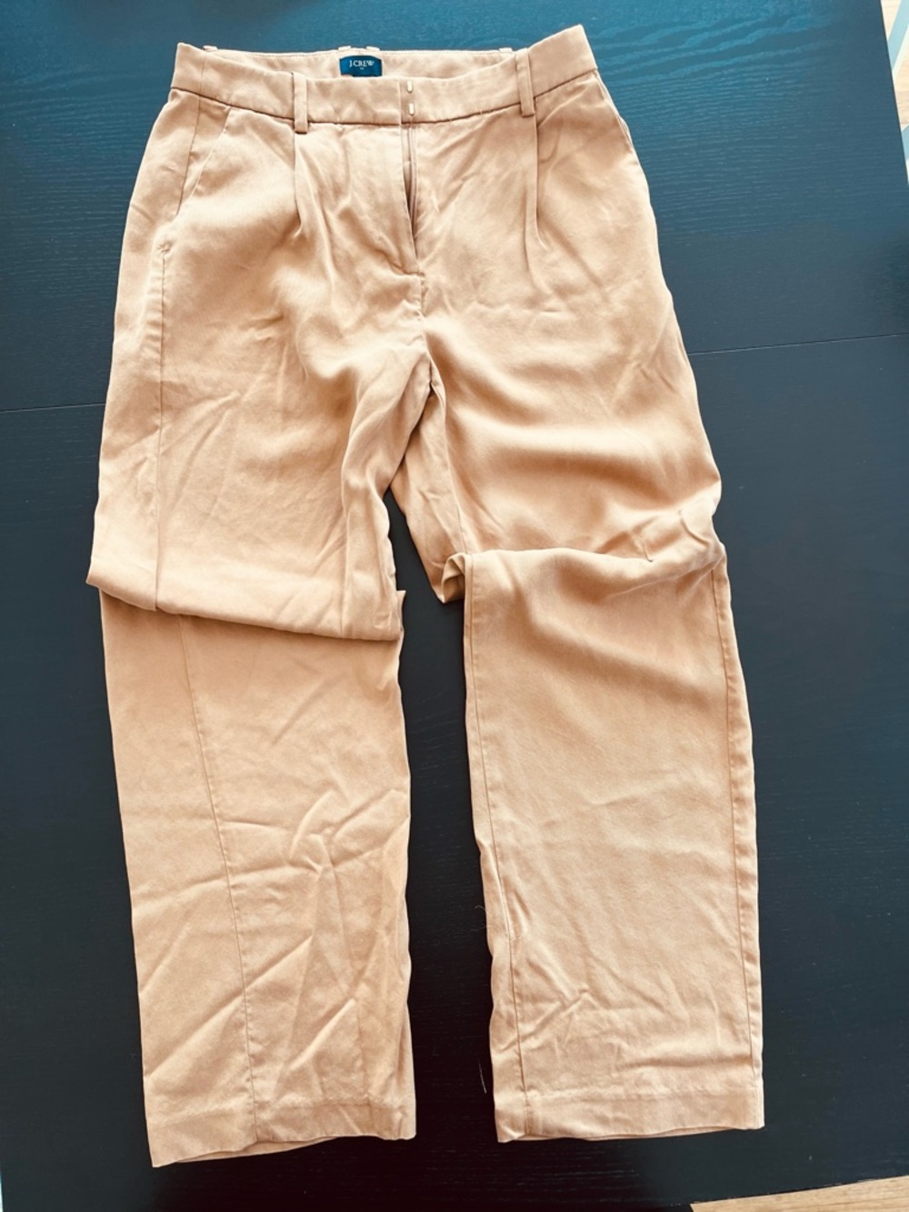 J. Crew Khaki Straight-Leg Pants